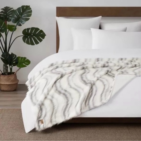 UGG Rosia Throw 50" x 70" Blanket Snow Multi - Picture 1 of 11
